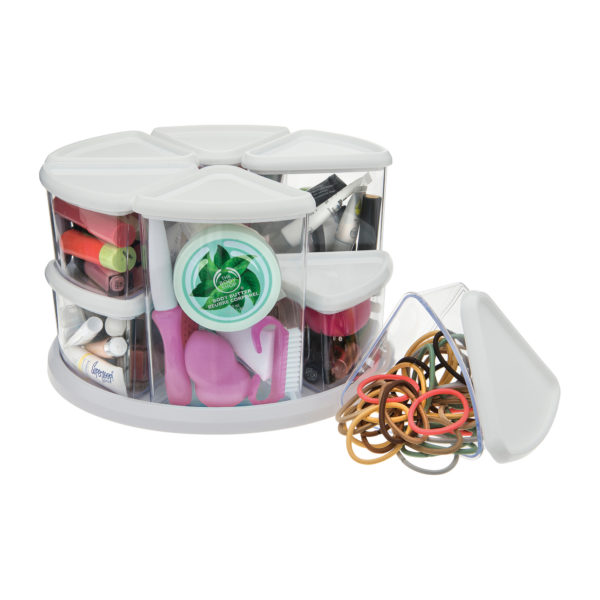 Deflecto Carousel Rotating Organiser (9 Bin)