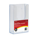 Deflecto DL Portrait Wall-Mounted Brochure Holder