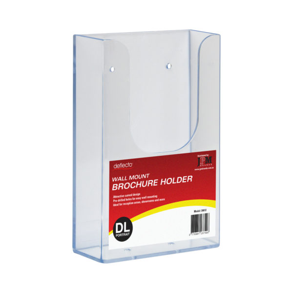 Brochure Holder - Wall Mount - DL Portrait