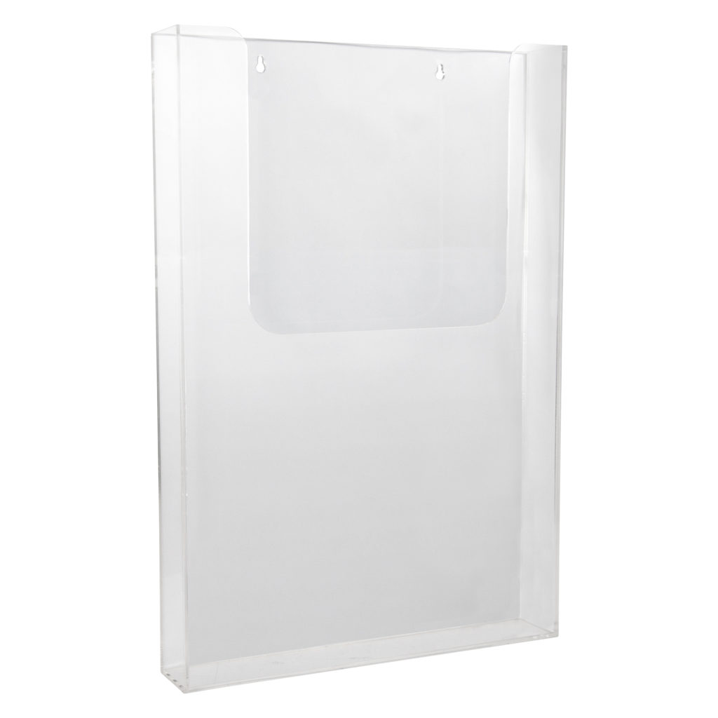 Deflecto A3 Portrait Wall-Mounted Brochure Holder