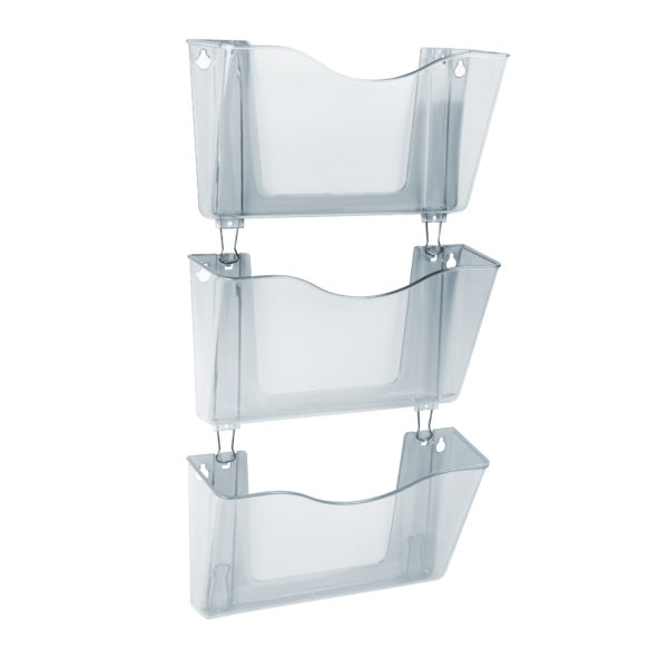Linking Wall Pockets - Set of 3 (Clear)