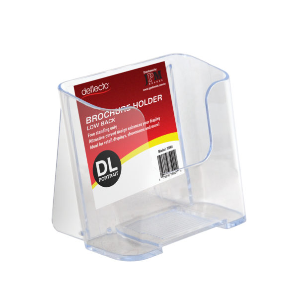 Brochure Holder - DL Portrait - Low Back