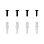 Deflecto A4 Portrait 3-Tier Stackable Wall-Mounted Brochure Holder – included wall screws and plugs