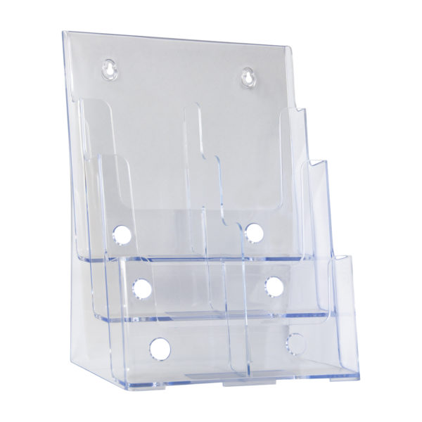 Brochure Holder - DL Portrait x 6 (3-Tier)