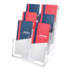 Brochure Holder - DL Portrait x 6 (3-Tier) - Image 2