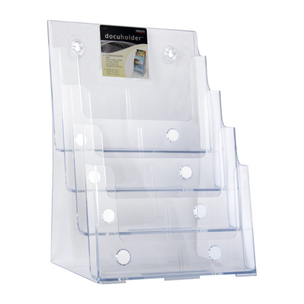 Brochure Holder - A4 Portrait (4-Tier)