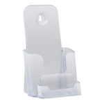 Deflecto DL Portrait Brochure Holder with Business Card Pocket