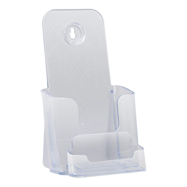 Brochure Holder - w/ Business Card - DL Portrait