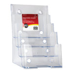 Deflecto A5 Portrait 4-Tier Brochure Holder
