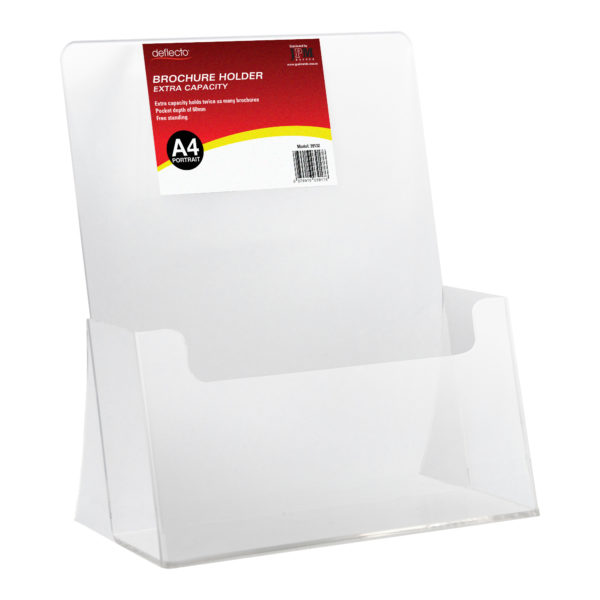 Brochure Holder - Extra Capacity - A4 Portrait
