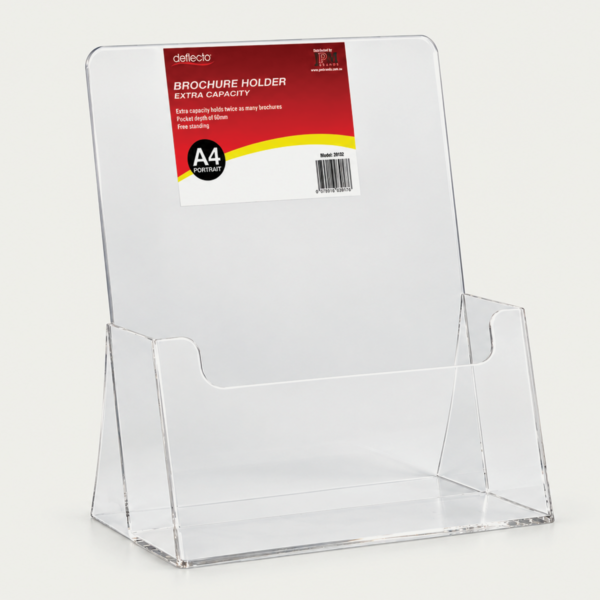 Deflecto A4 Extra Capacity Brochure Holder