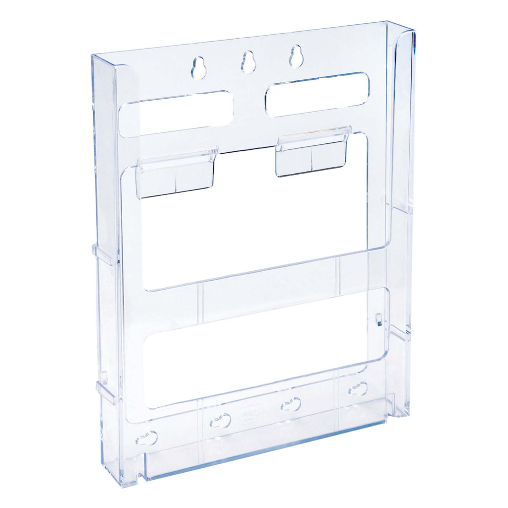 Deflecto Lit-Loc A4 Portrait Brochure Holder