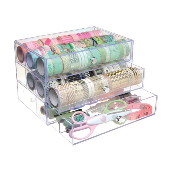Deflecto Three Drawer Organiser