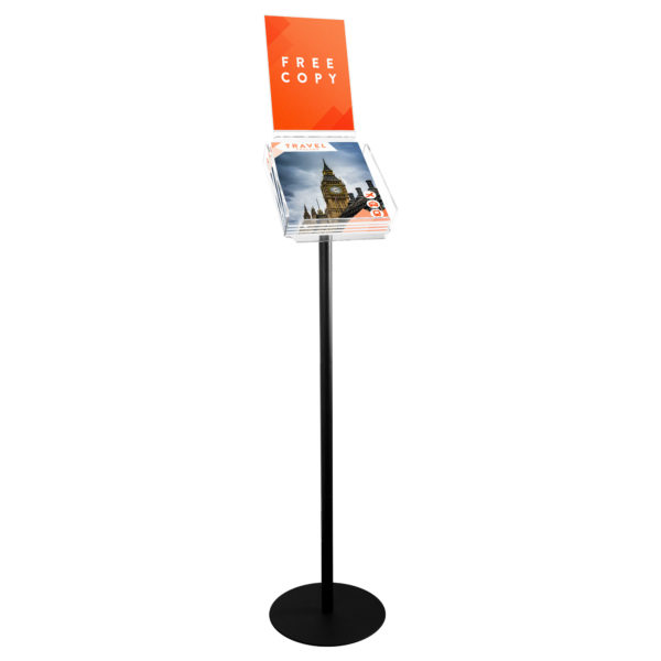 Brochure Holder - Foyer Display Stand with A4 Sign Holder