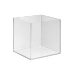 Deflecto 100mm Square Display Box – empty