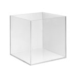 Deflecto 125mm Square Display Box – empty