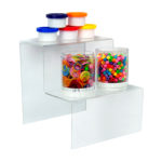 Deflecto 2-Step Display Riser