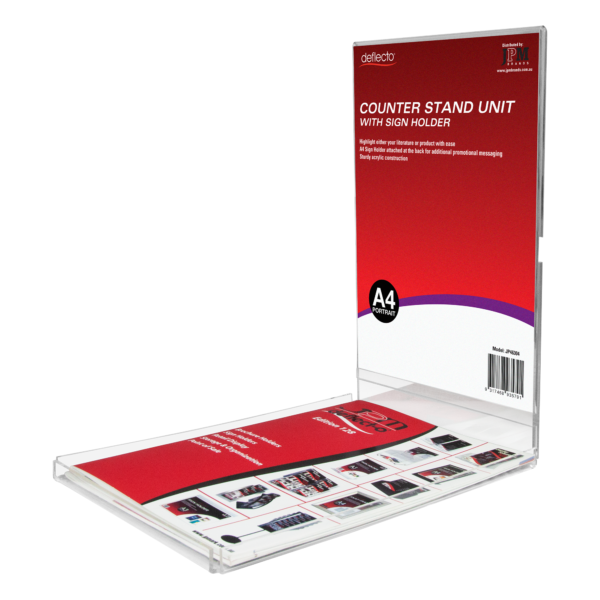 Counter Display Stand with A4 Sign Holder