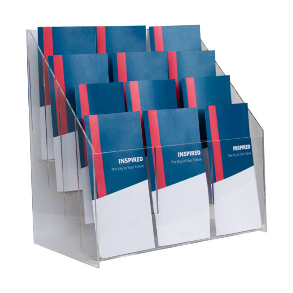 Brochure Holder - 12 Pocket - DL Portrait