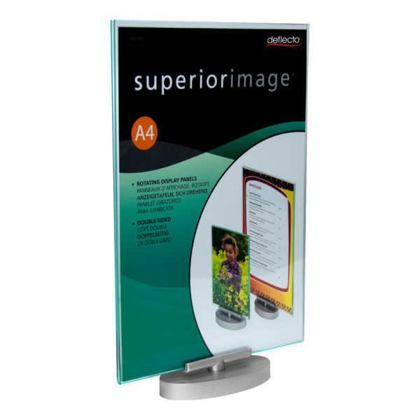Sign Holder - Double Sided - A4 Portrait (Rotating)