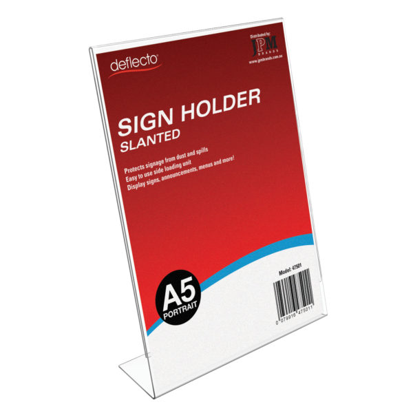 Sign Holder - Slanted - A5 Portrait