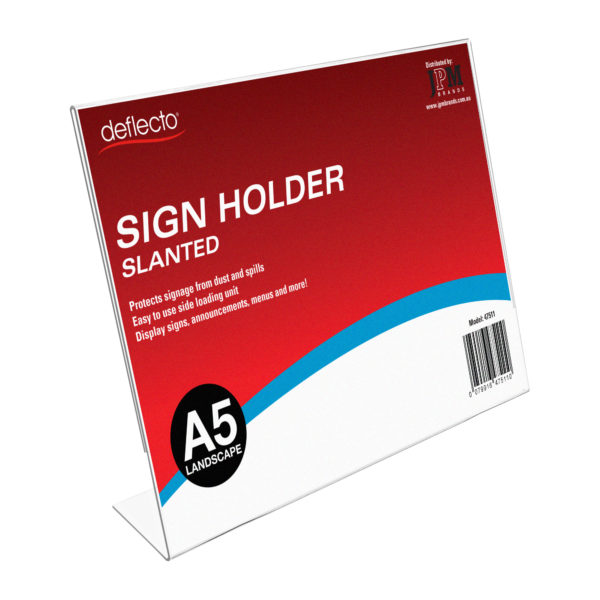 Sign Holder - Slanted - A5 Landscape