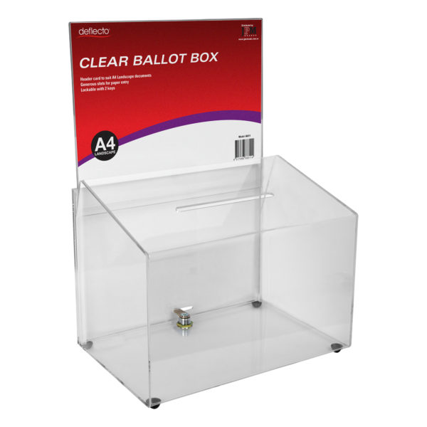 Ballot Box - A4 Landscape (Clear)