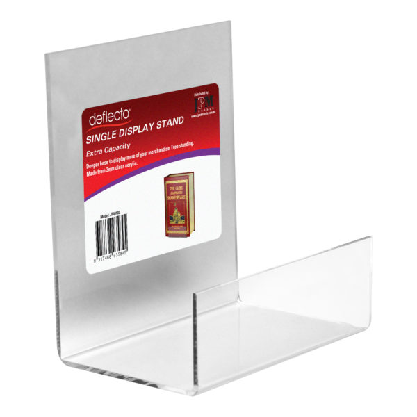 Acrylic Single Display Stand - Deep Base