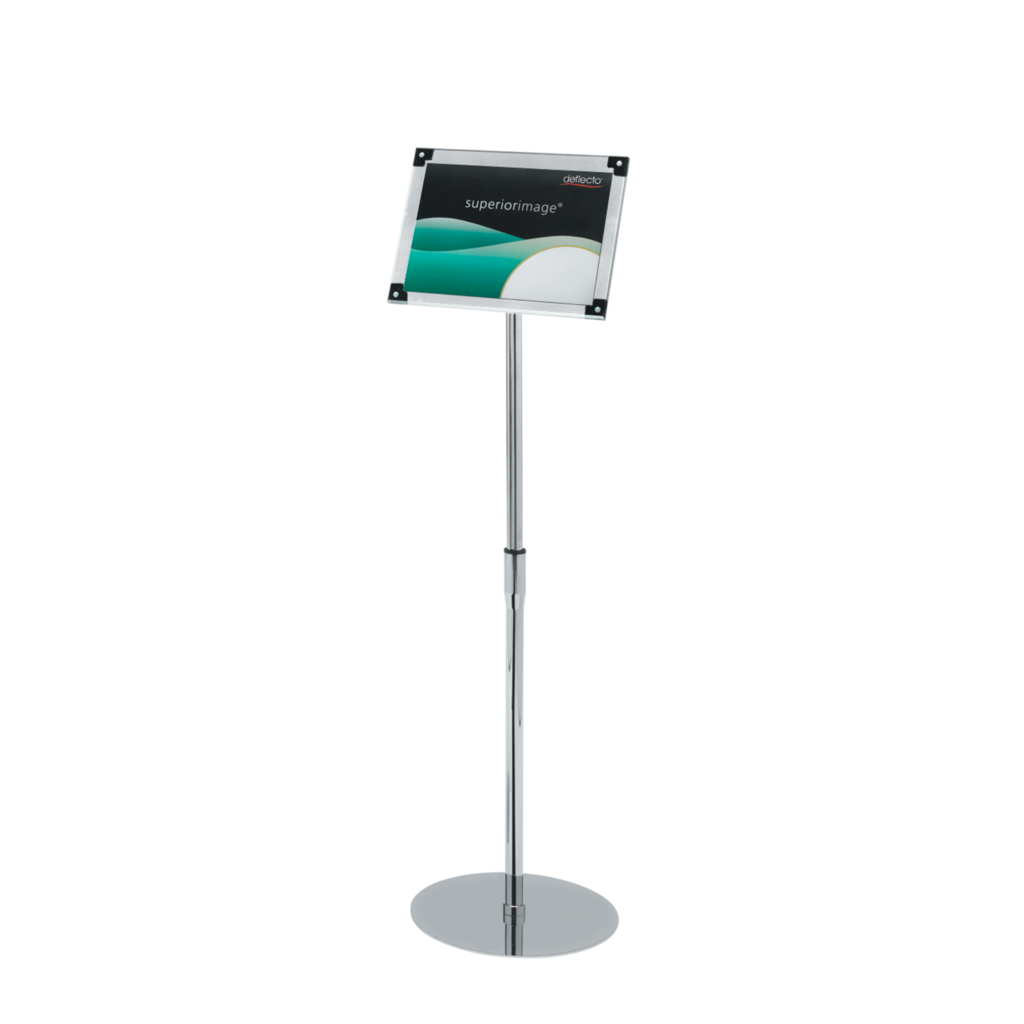 Deflecto A4 Clear Magnetic Foyer Stand