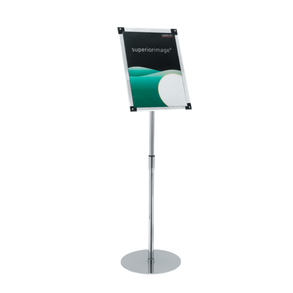 Deflecto A3 Magnetic Foyer Stand - Clear