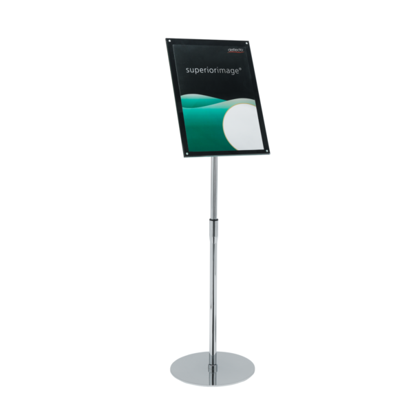 Deflecto A3 Magnetic Black Freestanding Foyer Sign Stand