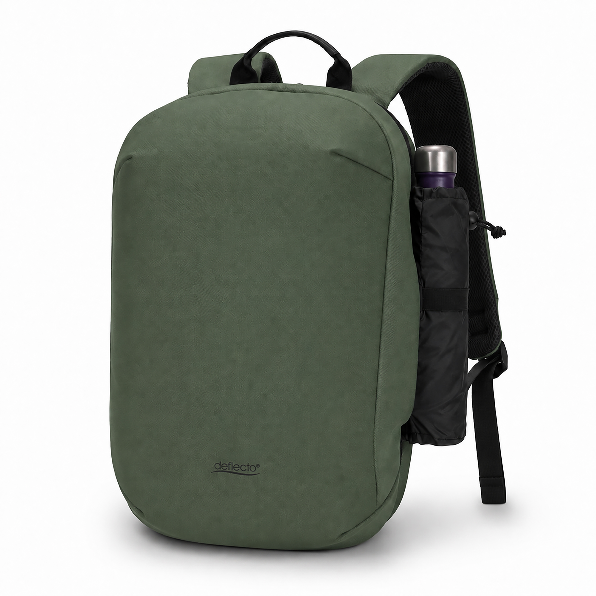 Deflecto 13L Green Laptop Backpack