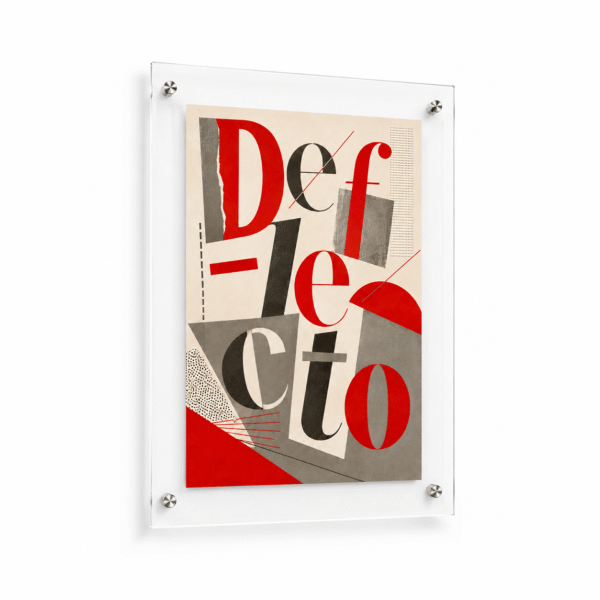 Deflecto A4 Wall Mounted Acrylic Poster Holder