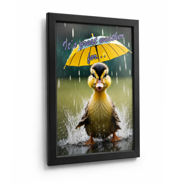 Deflecto A3 Black Water-resistant Snap Frame – 32mm Profile