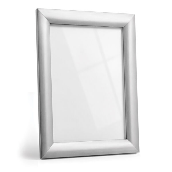 Deflecto SFA4S silver aluminium A4 snap frame with 25mm profile for professional poster and sign display