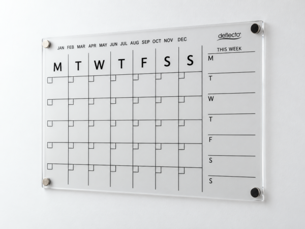 Deflecto A4 Wall Planner – Magnetic Mount