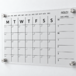 Deflecto A4 Wall Planner – Fixed Mount