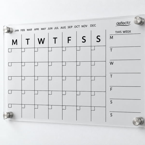 Deflecto A4 Wall Planner – Fixed Mount